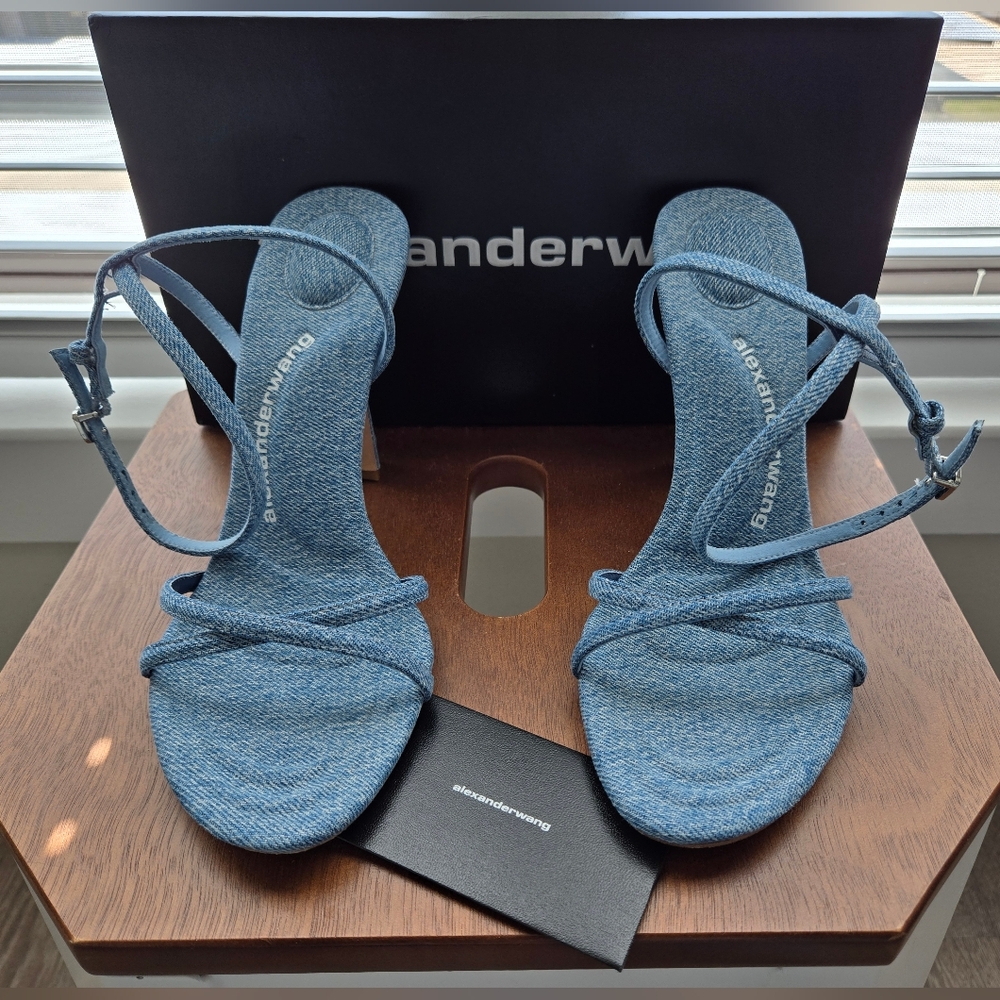 Alexander Wang Denim Women's Strappy Heels